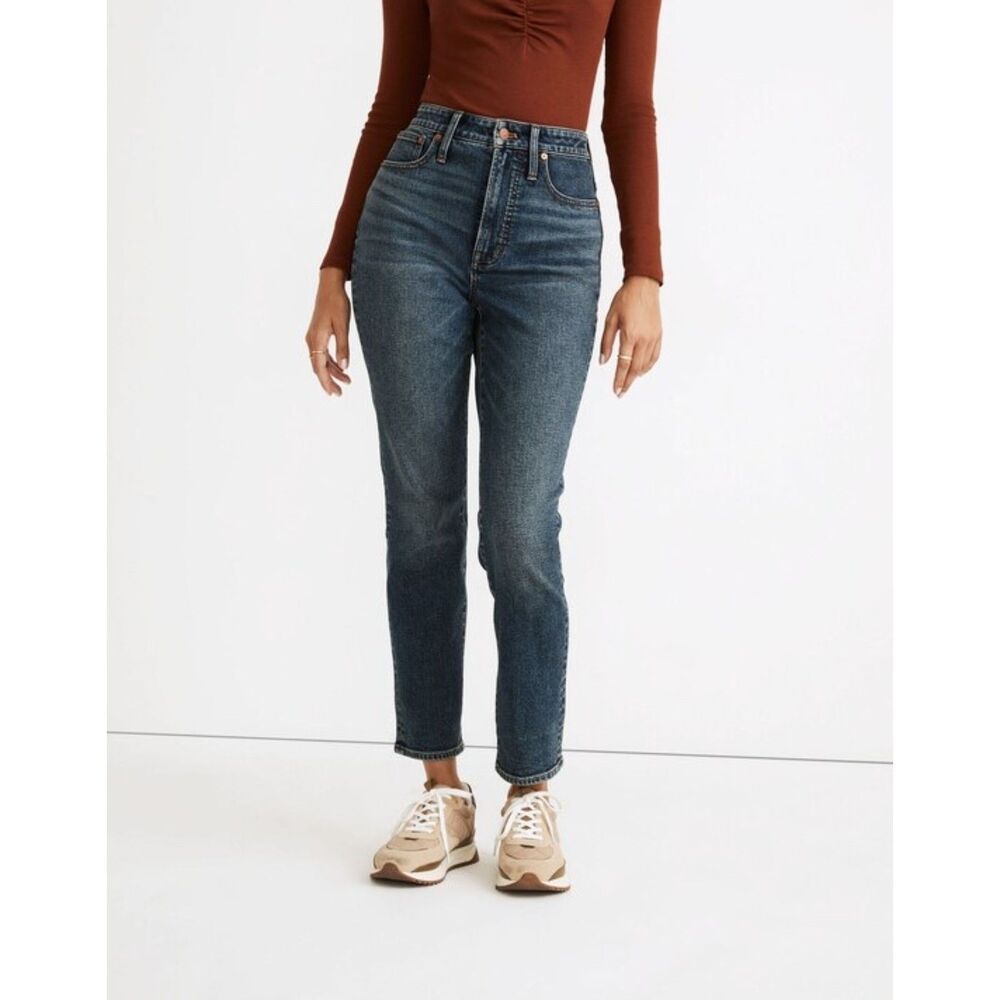 Madewell Curvy Perfect Vintage Jean in Arland Wash Instacozy 31 Straight Leg